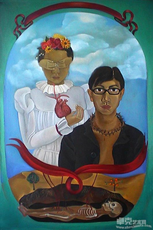 于妍-一个婚礼60X80cm（油画）