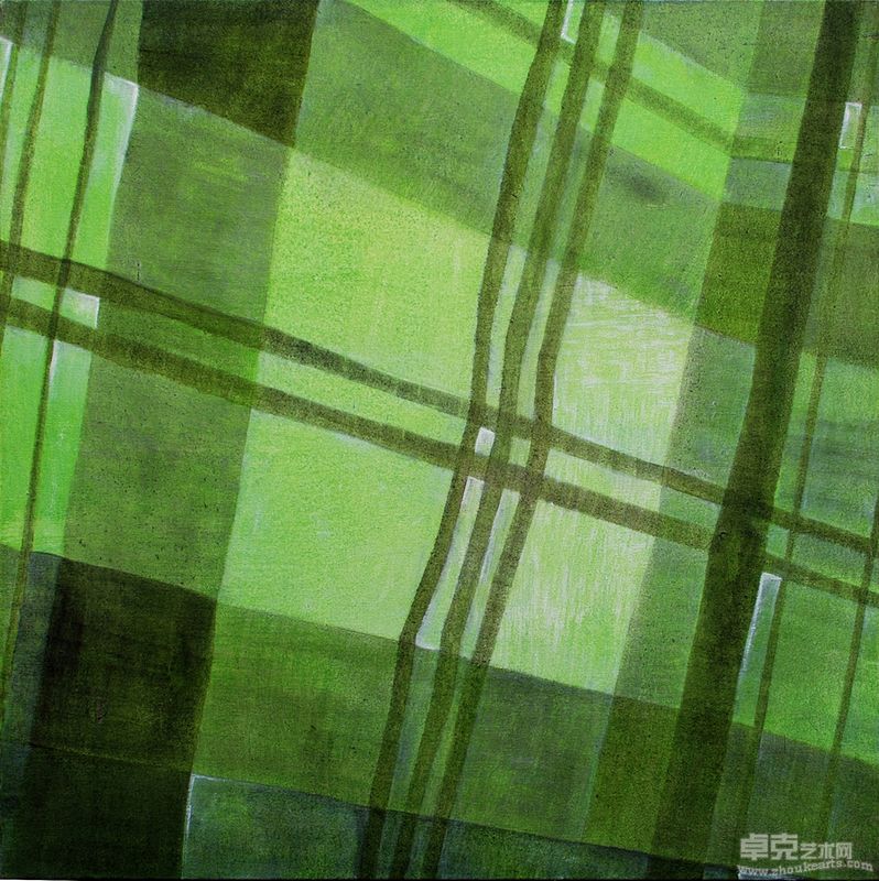 曾群凯-西出阳关III 100X100cm （油画）