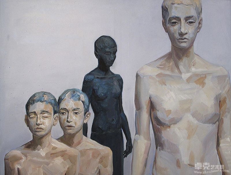 张惠-冥想2- 130x100cm（油画）