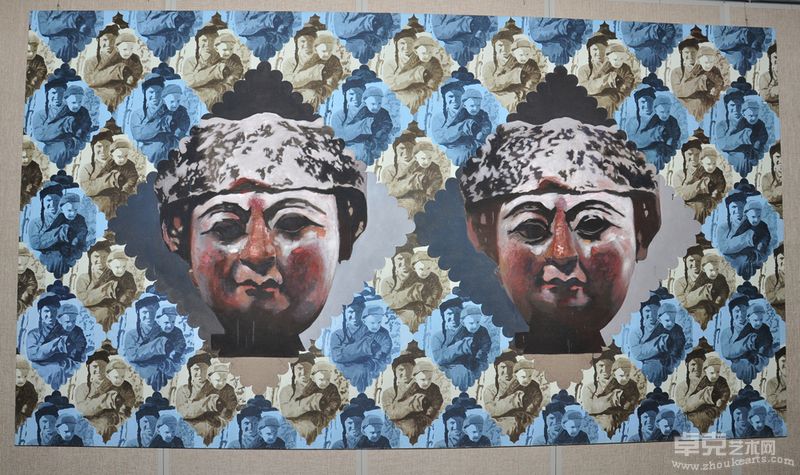 张永和-最后的罗布泊200X380cm（油画）