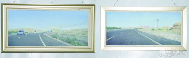 赵大新-路50X110cmX2（油画）