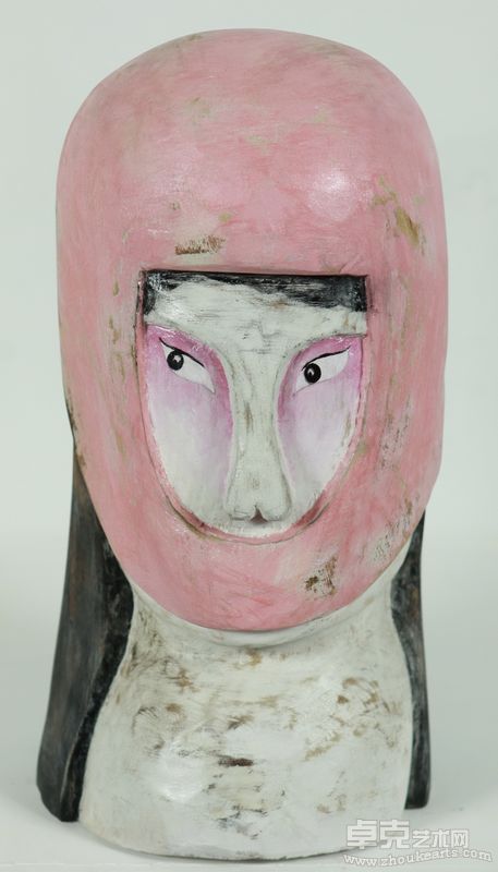 尋人系列之三  唐重  H44 × W11 × D22 cm 木雕 2010