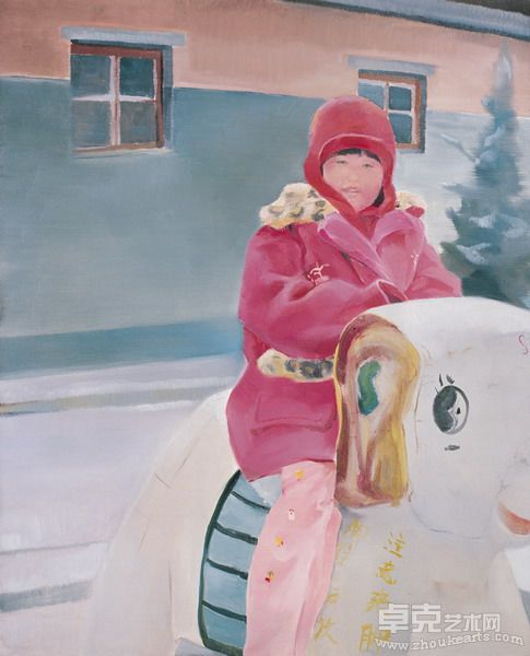 卢曦 小象 2006 布面油画 100x80cm