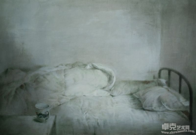 夏禹 床系列之一 2011 木板丹培拉 90x130cm