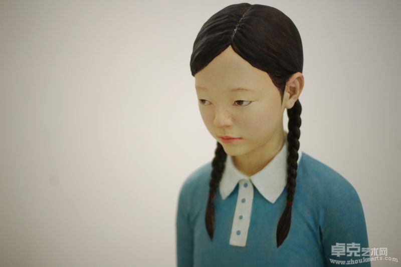 张冕 童年之二 2011 玻璃钢着色 146x40x30cm