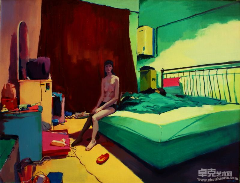 张冕 童年之二 2011 玻璃钢着色 146x40x30cm