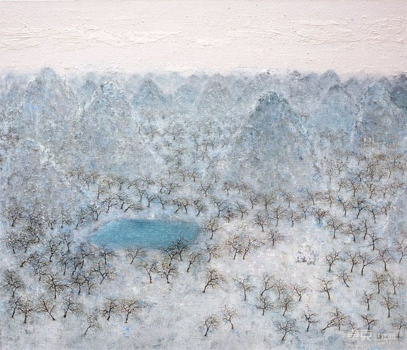 夏炎《好风水》 亚麻油彩，丙烯 100x120cm 2011 拷贝