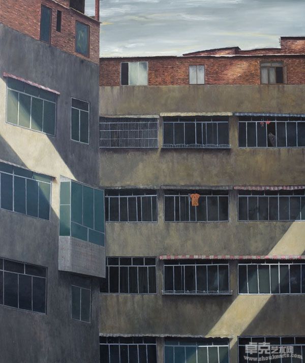杨武铭《城NO.5》 150x180cm 布面油画 2011
