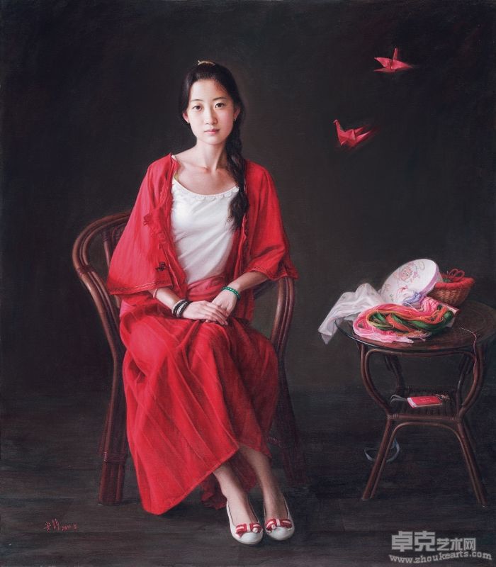 女紅-怡情_150x130cm_2011