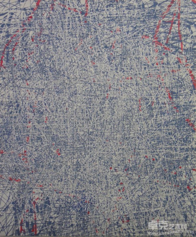 徐若涛《蓝色》系列3 布面油画，190×180cm   2007