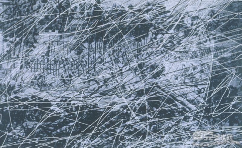 徐若涛 《历史》系列55 布面油画，180×295cm  2008