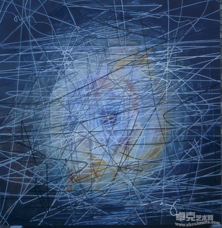 徐若涛《星云》系列17  布面油画，190×180cm   2008