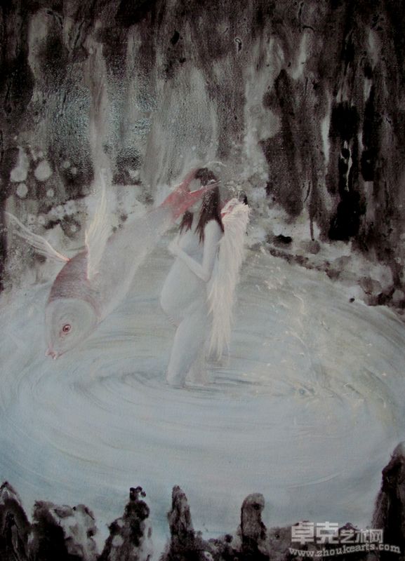 告诉我第一个秘密150x100cm