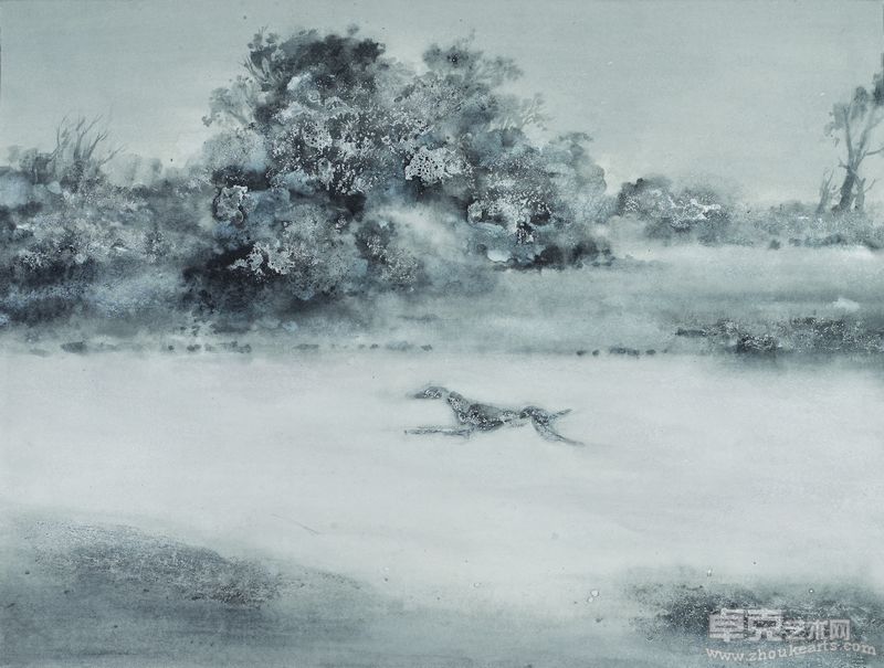 风景-2 纸上丙烯 76cm x 58cm 2011