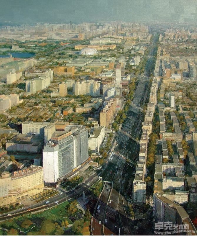 04-都市风景之大剧院,150x180cm,2010年