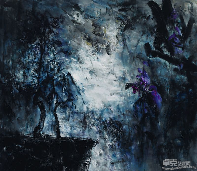 恶之花之六 130x150cm 2011 布面油彩