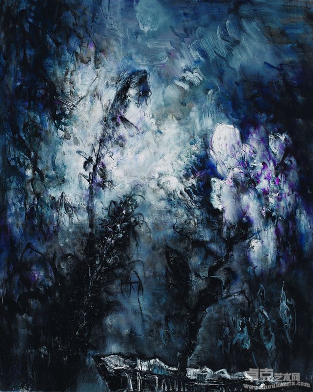 恶之花五 80x100cm 2011 布面油彩