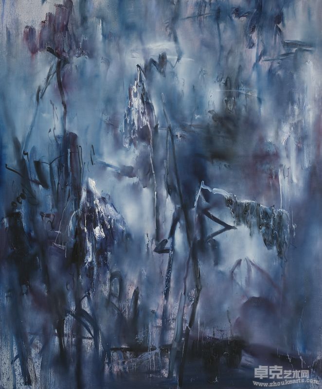 独白之四 180x150cm 2010布面油彩