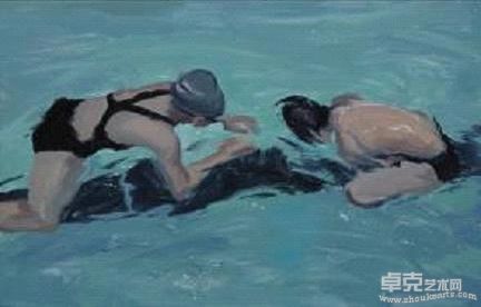 洋洋和麒麒 No.2 Yangyang and Linlin No.2 布面油画 Oil on Canvas 90 x 140cm 2010