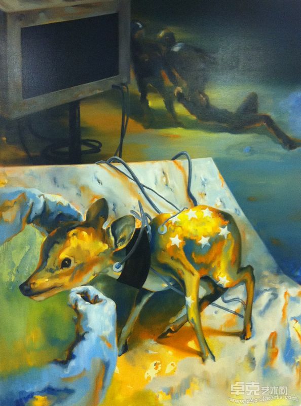 杨方伟 心动监护 Throbbing Guardianship 150x120cm 布面油画 2011