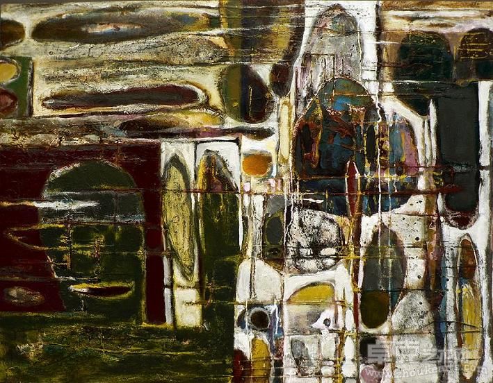 以为看得见! 122x94cm oil on board 2011