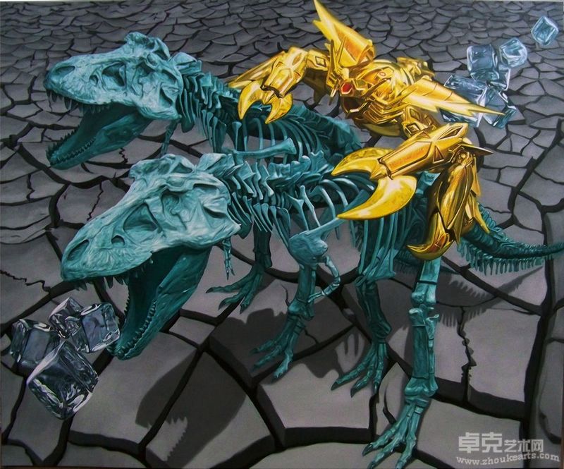 郑元师 《争夺！巨蟹座》210x180cm 2011
