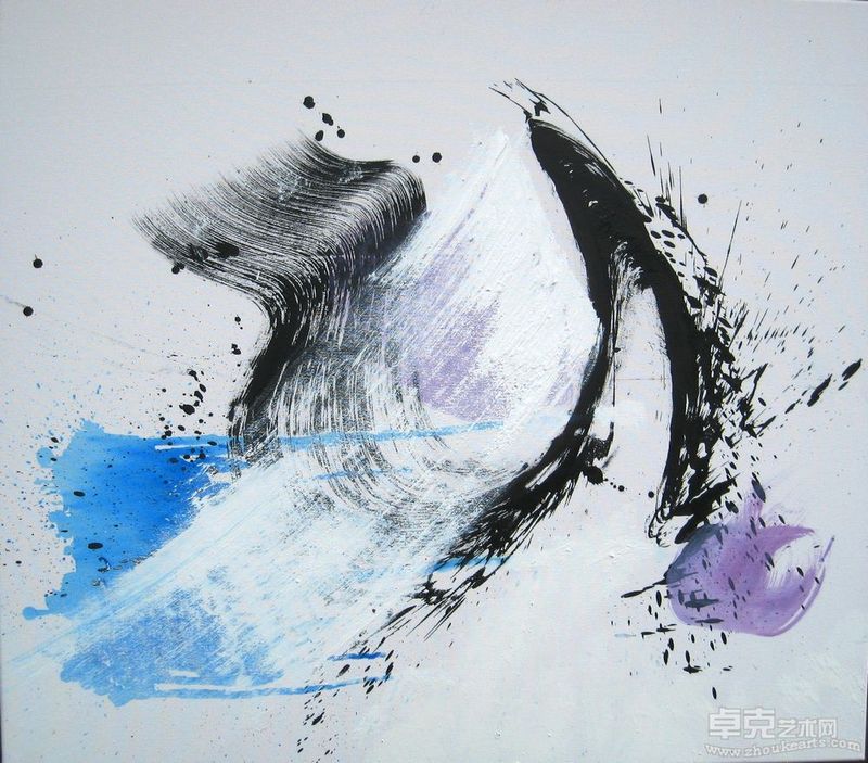 Maria Delhomme《N° 3》布面油画 90x80 cm  2010