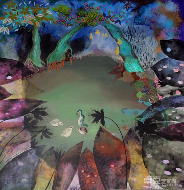 高歌《彼岸》120x120cm 布面丙烯 2010