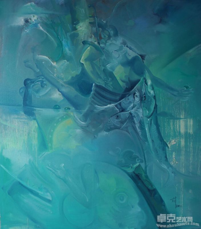 李俊峰《好鱼知时节之四》150X170CM