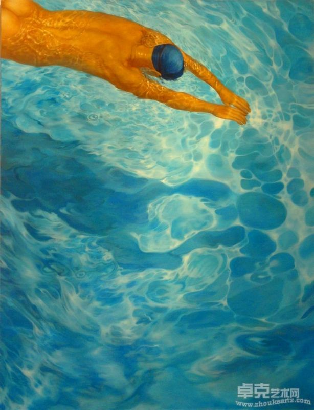 仙石裕美 《第8大洋 》布面油画 145x112cm