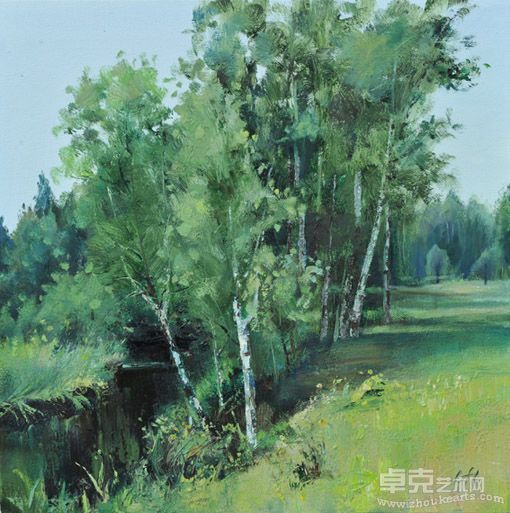 梁福莲作品：盛夏 50×50cm 2011