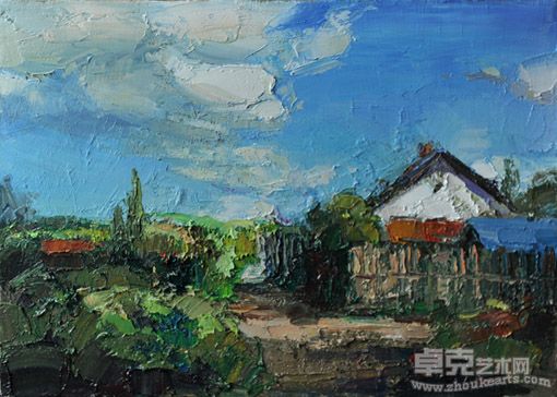 北水作品：白云故乡 22×33cm 2011