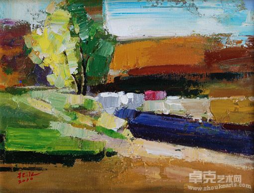 北水作品：十月的阳光 30×42cm 2010