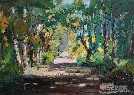 北水作品：通往我故乡的林荫路 22×33cm 2011
