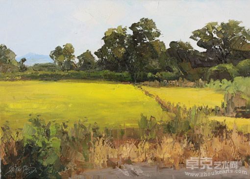 梁福海作品：长白秋韵 33×46cm 2011