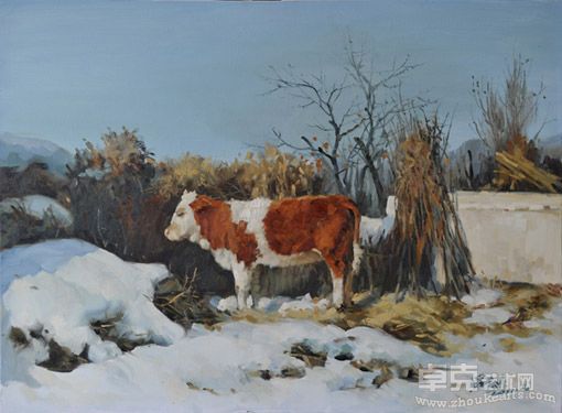 罗春杰作品：冬日阳光 54×73cm 2011