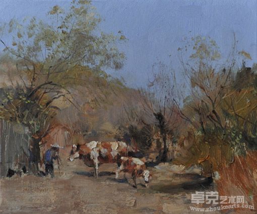 罗春杰作品：晌午 50×60cm 2011
