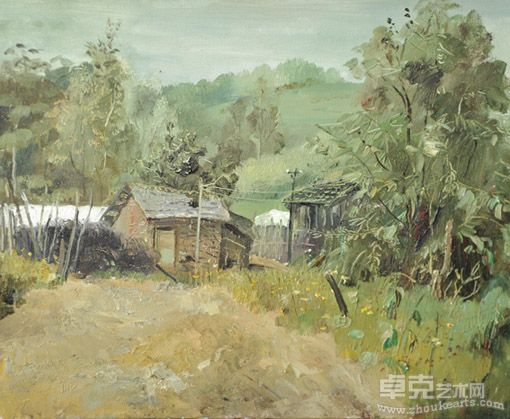 王安欣作品：夏末微风 50×61 2011