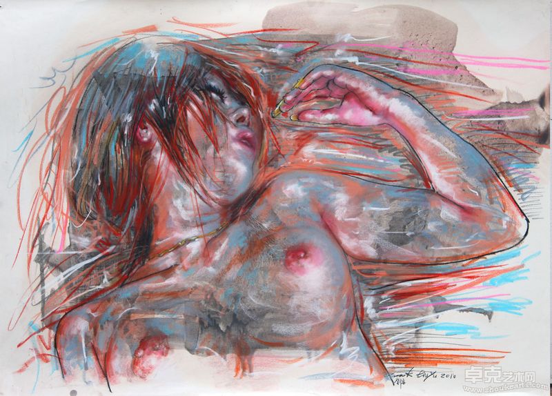 LSD  sensation  001  纸上作品  105x80cm 2010