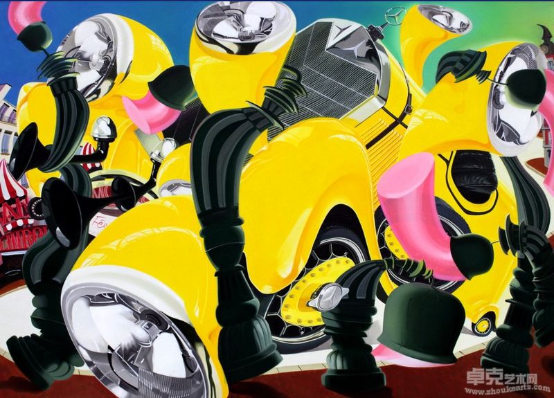 周 欣 《元老汇》之五  2010  布面油画 130X180cm