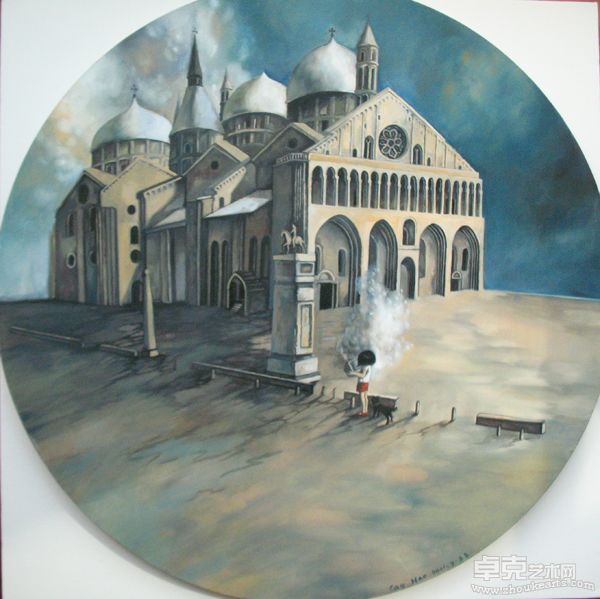 曹昊 泪撒帕都亚65X65cm 布面油画 2011