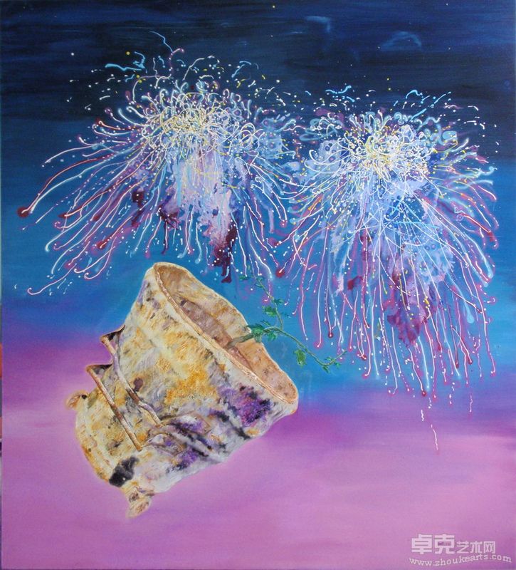 白兰弟 英雄十一-长空无眠 180cmx200cm 布面油画