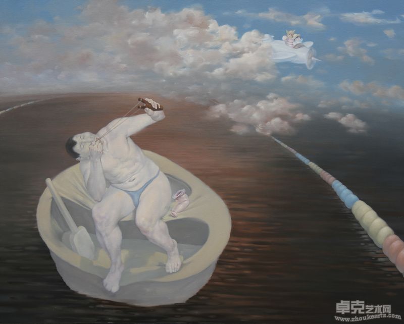 胡俊 名称《新生活-12》尺寸：130×162CM媒材：布面油画 年代：2009年