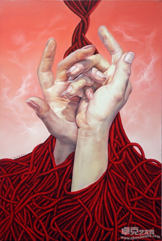 杨鹏《 绽II》150cmX100cm（2009）