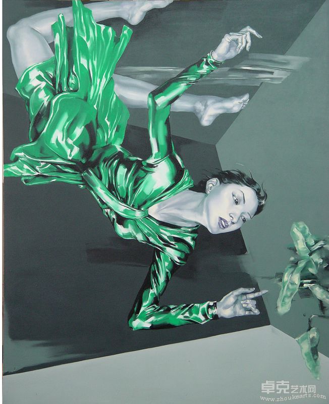 武俊.《 花影-1 》160×130CM 2008年