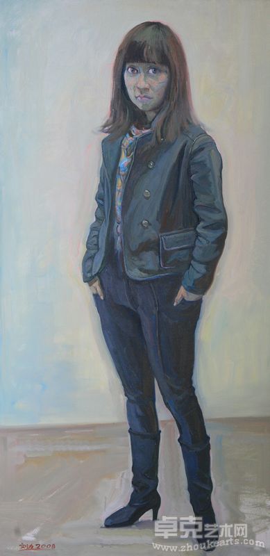 刘力 《肖像3 》180X90CM 中央美院