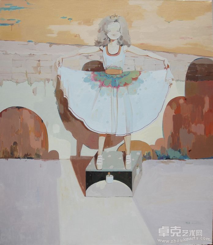 广州美院 陈思 《天使的冥想》180x155cm