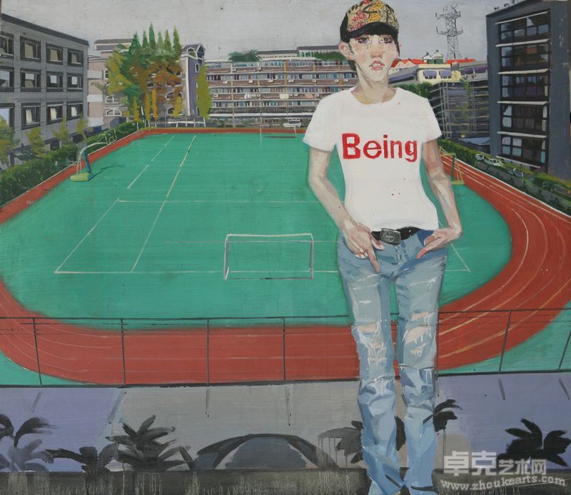 史怡然 《雀斑2》 160x140cm 中国美院