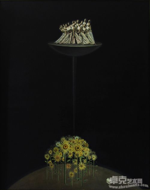 樂土之上  120x150cm  2008年  油彩