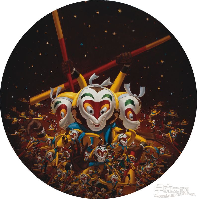 2011.1.23_直径200cm Diameter200cm_布面油画Oil On Canvas_2011